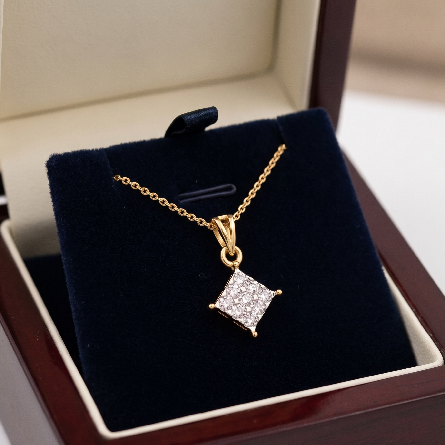 Petite Sparkle Diamond Pendant