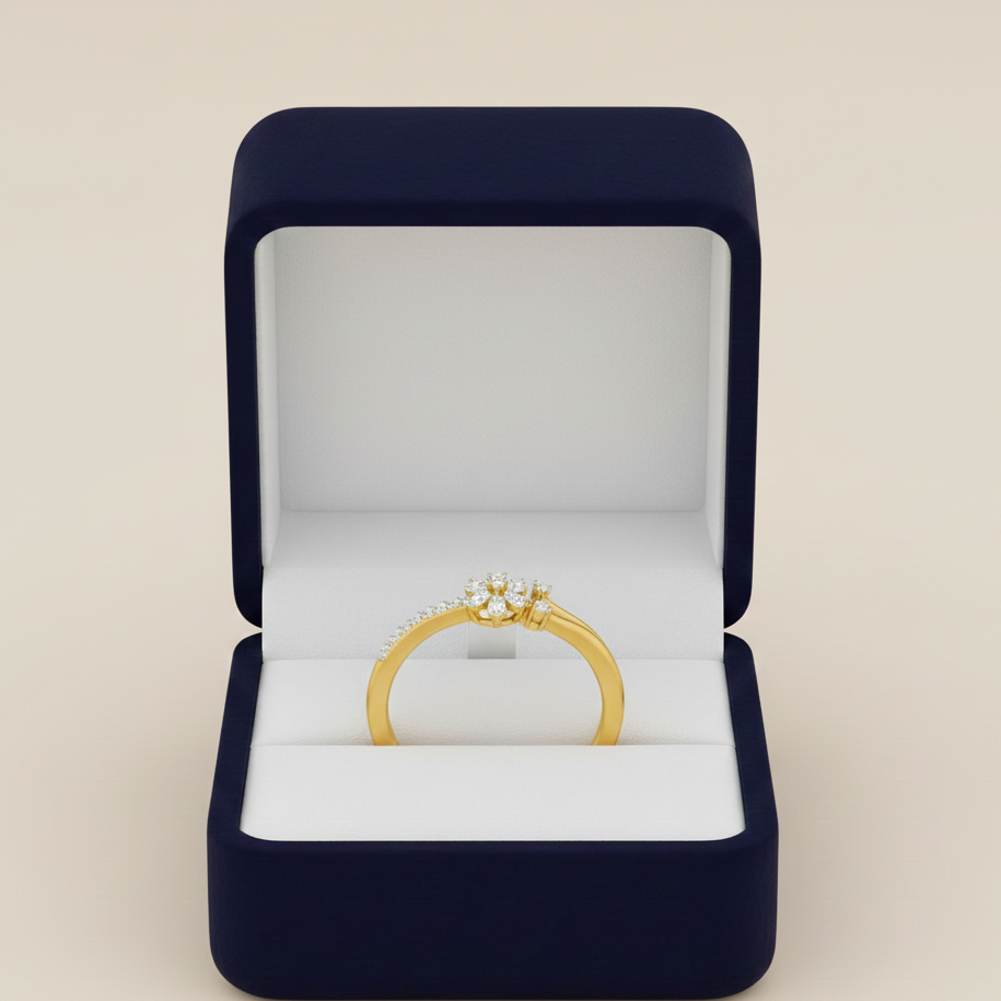 Diamond Queen Aura Ring