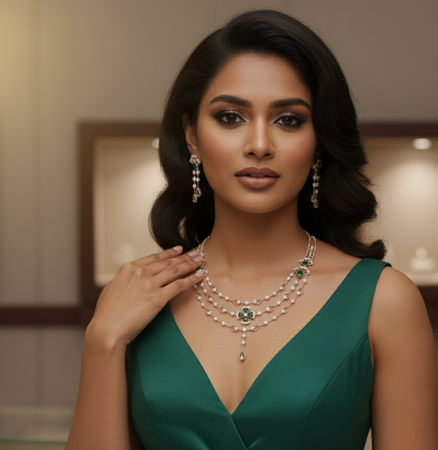 Diamond Jewel Necklace for Glamour Moments - 3