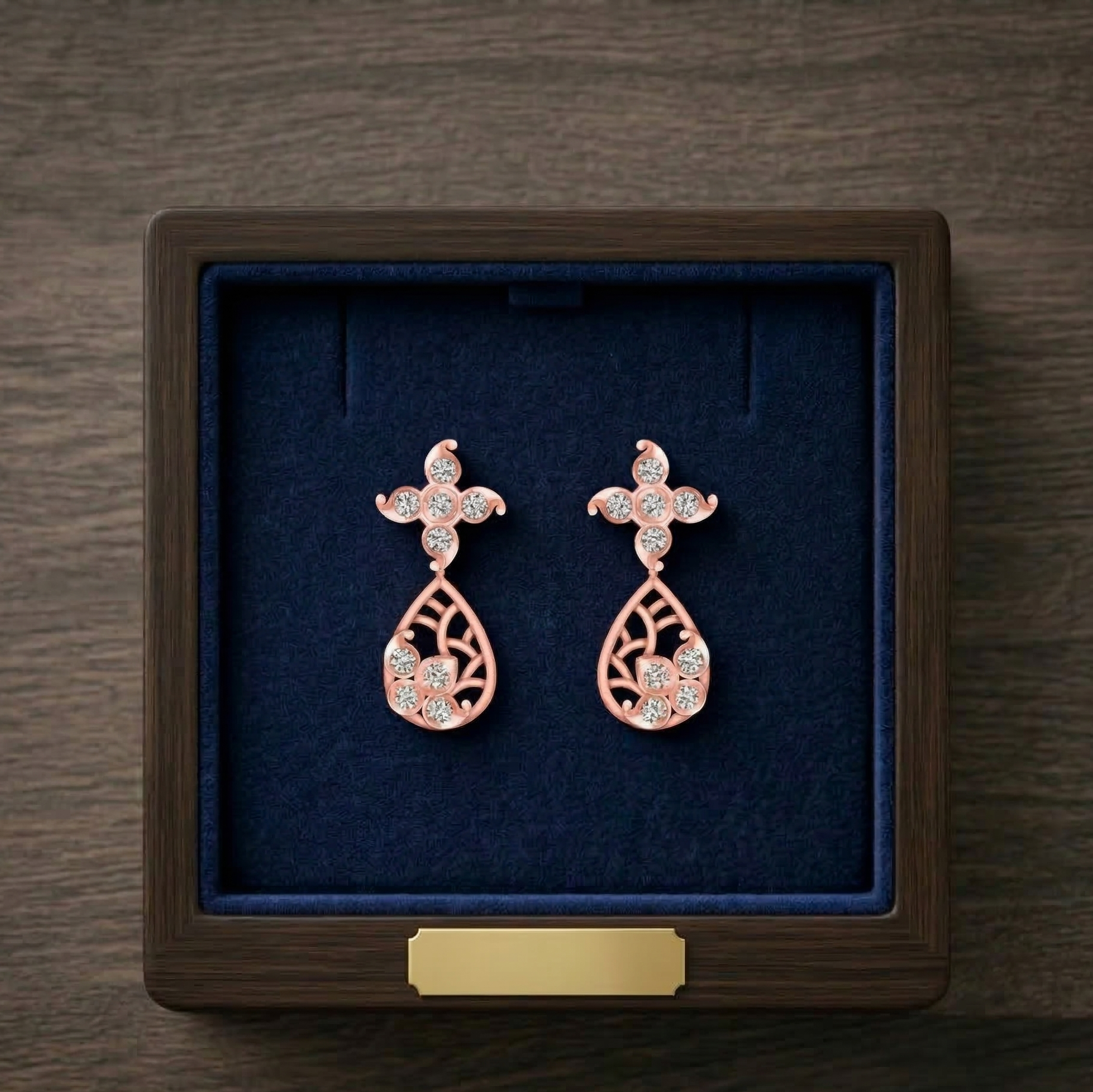 Timeless Diamond Drop Earrings