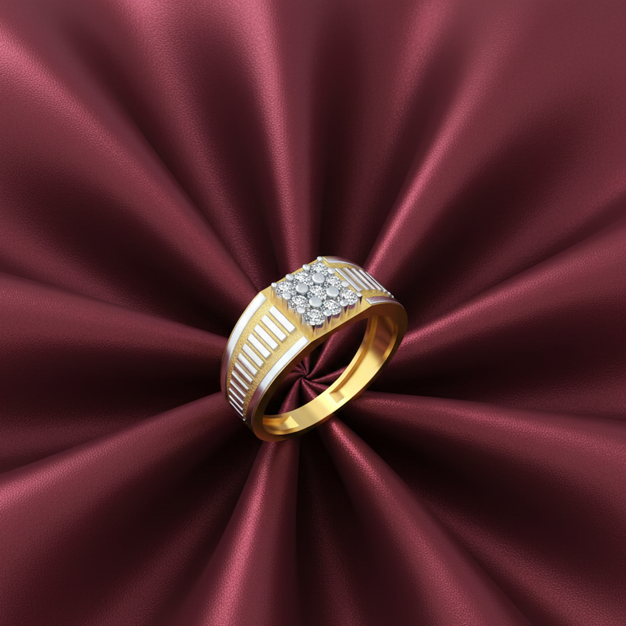 Grand Authority Diamond Gents Ring - 3