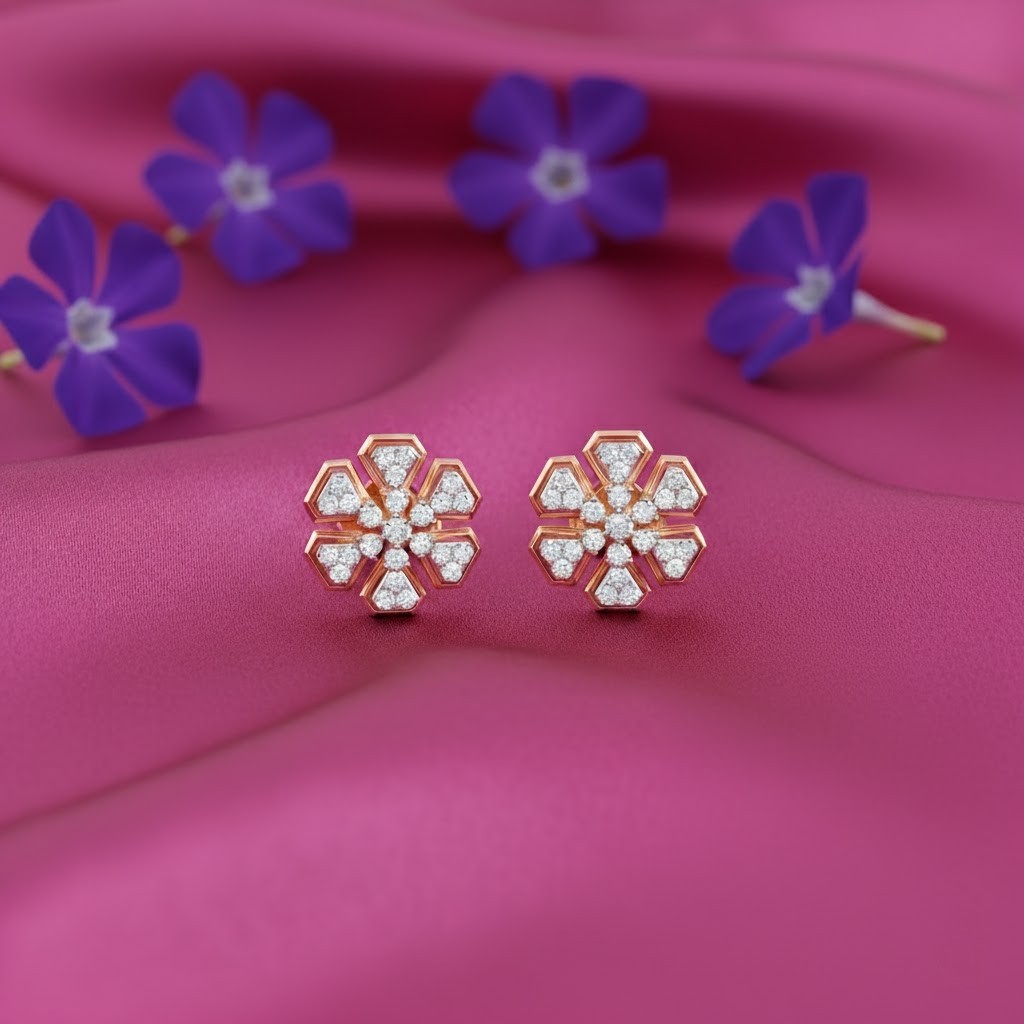 Wedding Style Diamond Studs