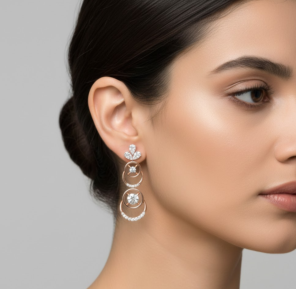 Stellar Flow Diamond Danglers