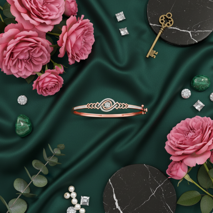 Chic Elegant Diamond Bracelet