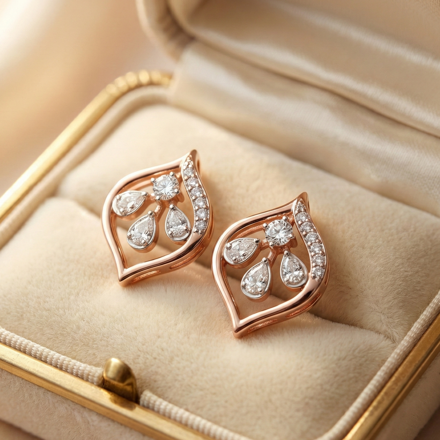 Diamond Vibe Pendant Earrings