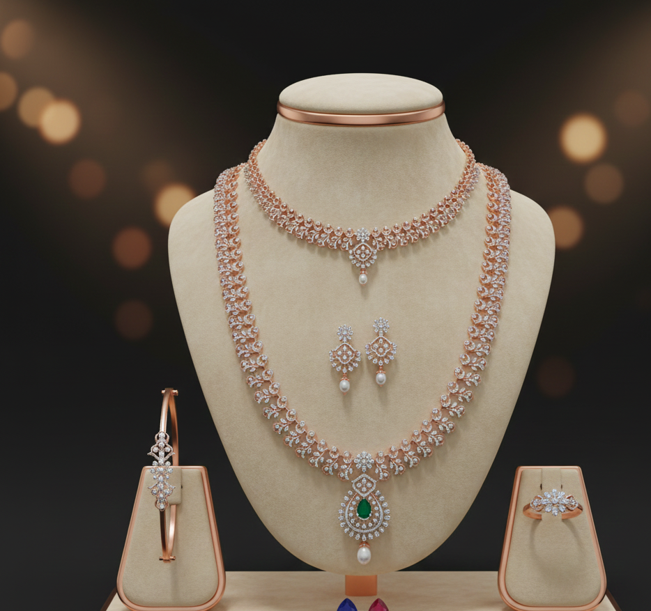 Vintage Luxe Diamond Haram