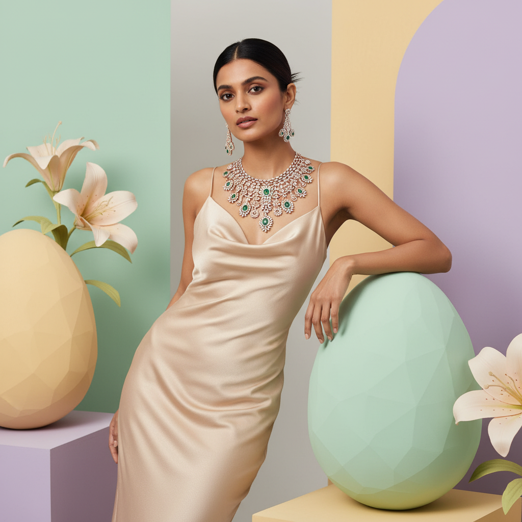Elegant Sparkle Bridal Diamond Set - 3