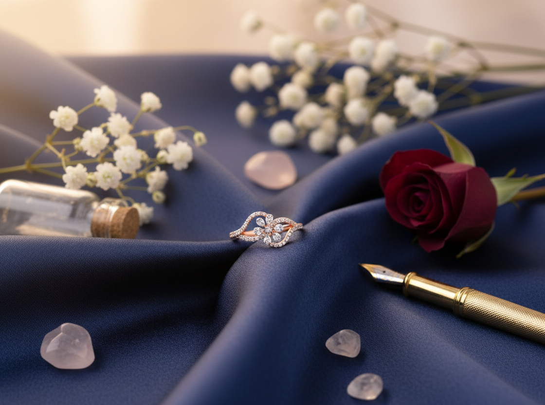 Celestial Bloom Diamond Ladies Ring - 3