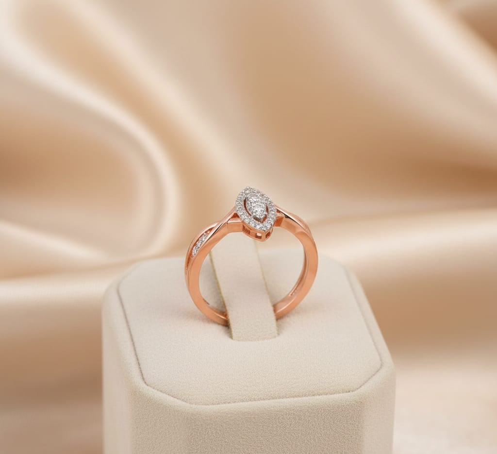 Elegant Timeless Diamond Ladies Ring