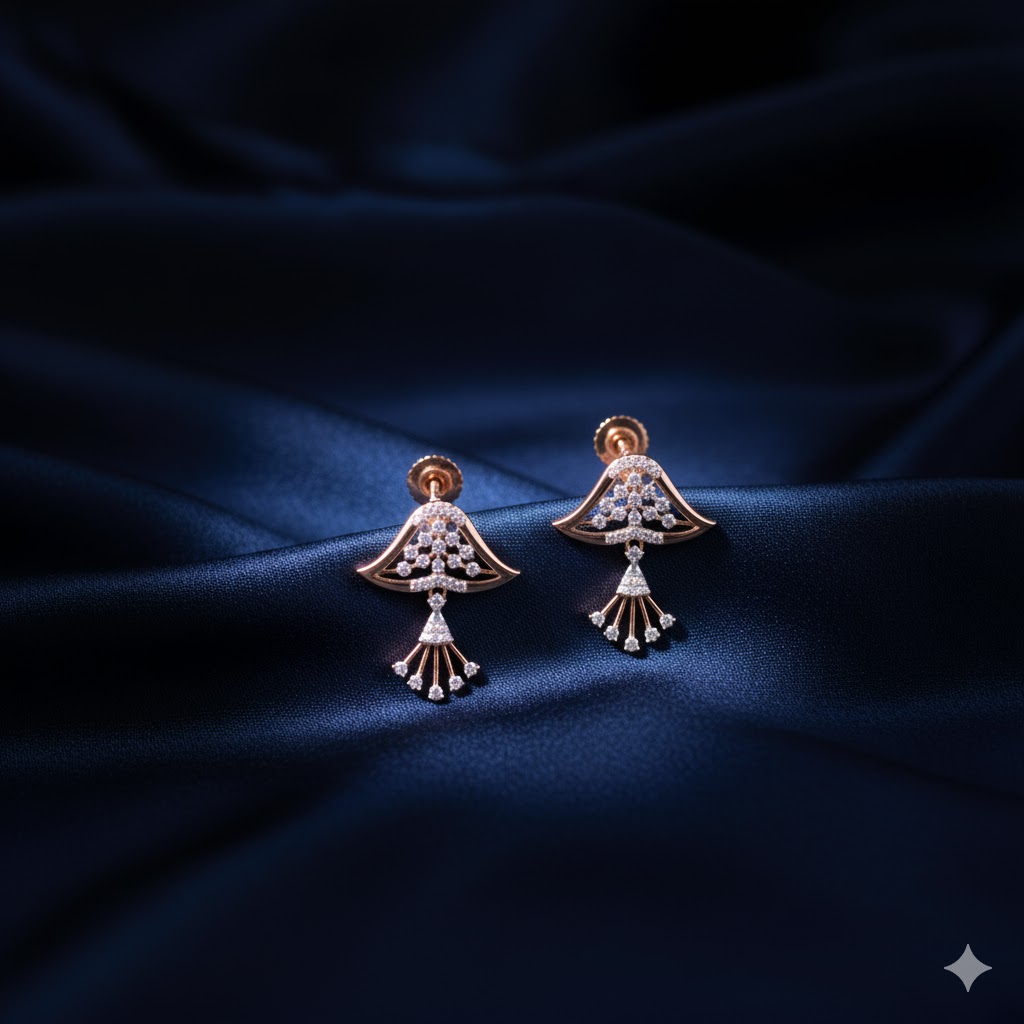 Chic Swing Diamond Earrings
