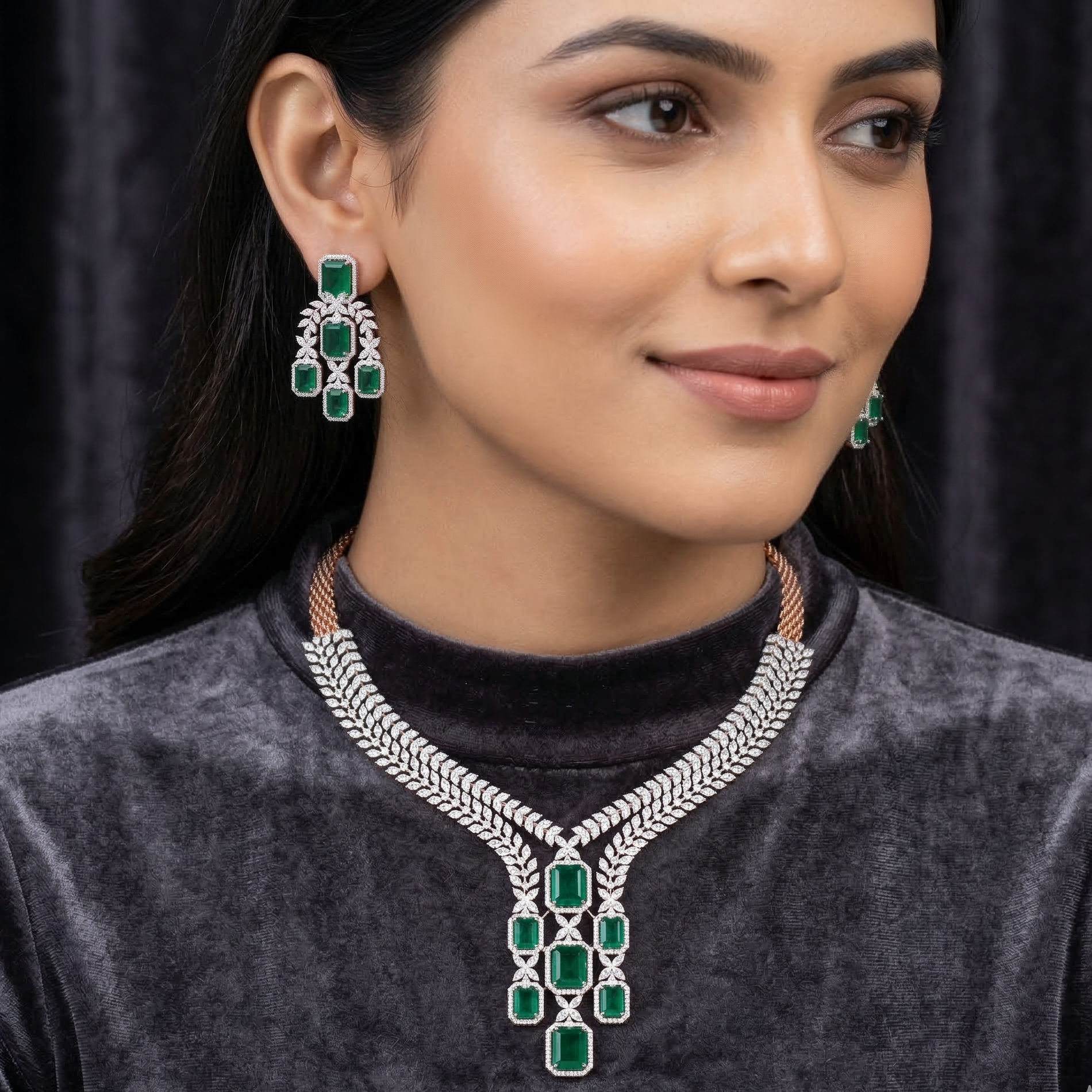 Timeless Diamond Bridal Neckpiece Set