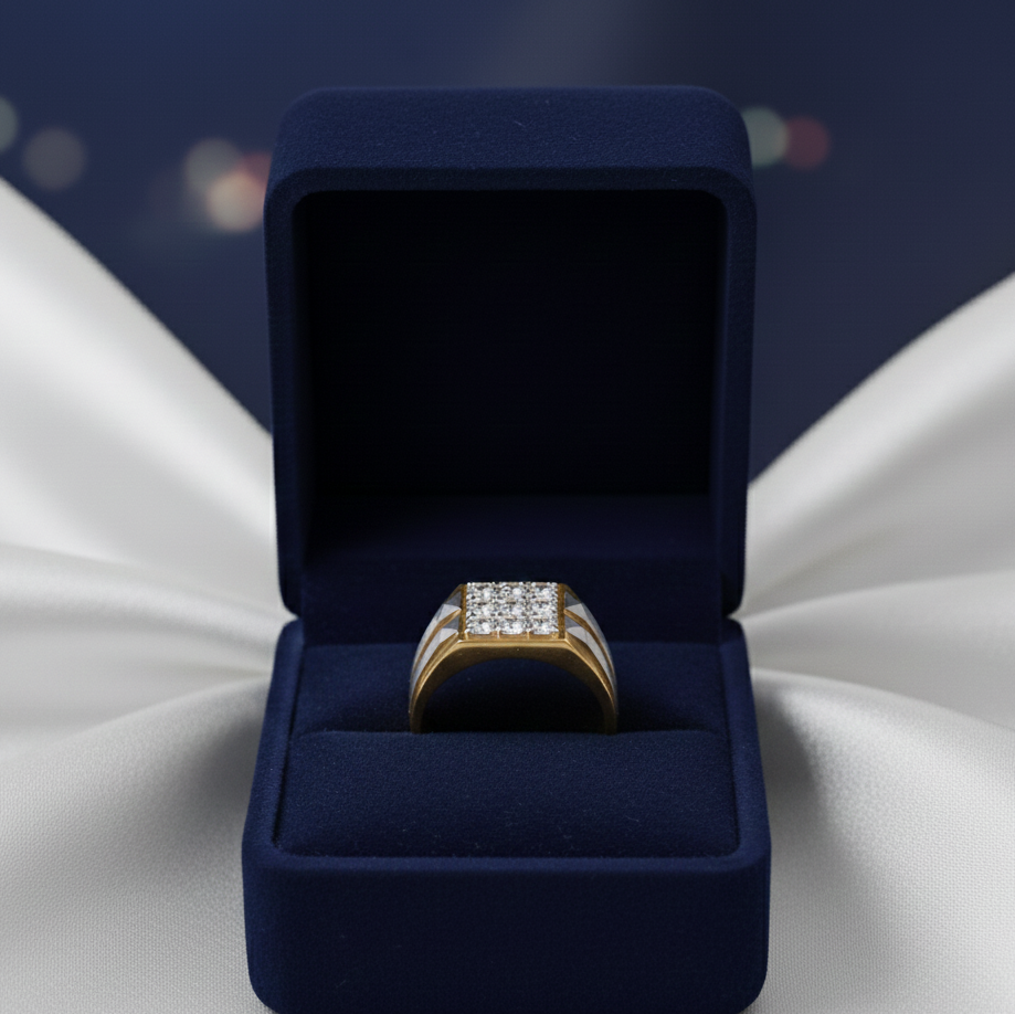 Royal Edge Diamond Gents Ring