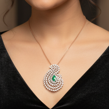 Sparkle Stone Diamond Pendant