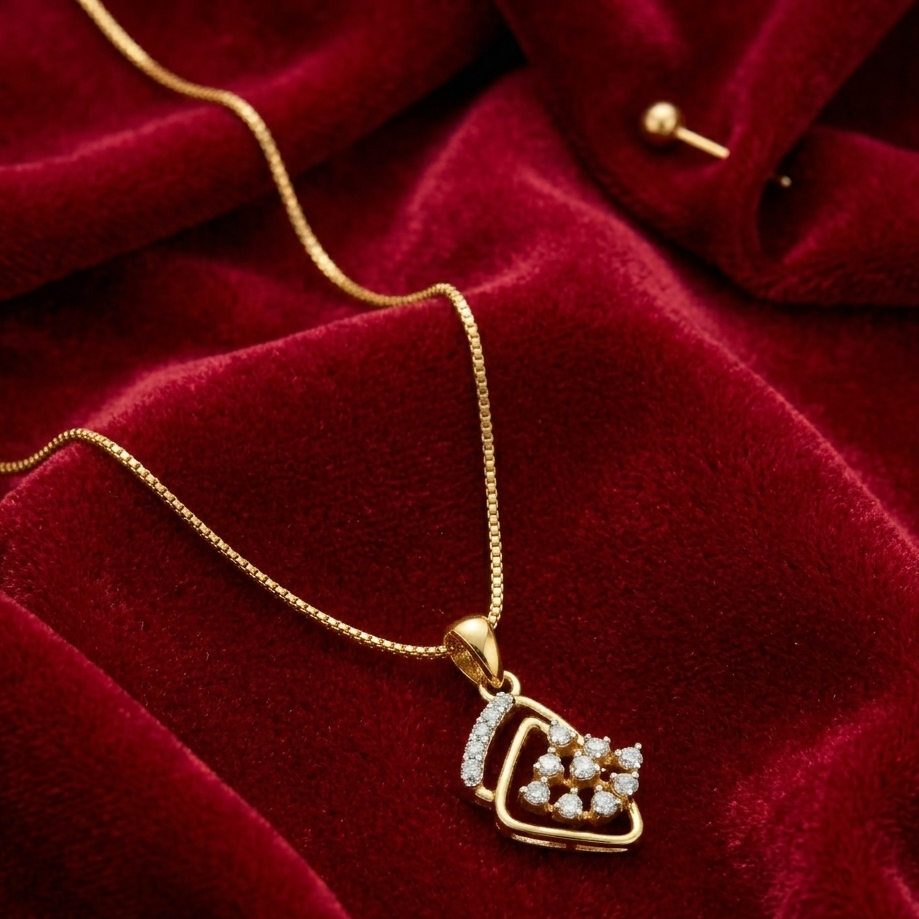 Diamond Velvet Harmony Pendant