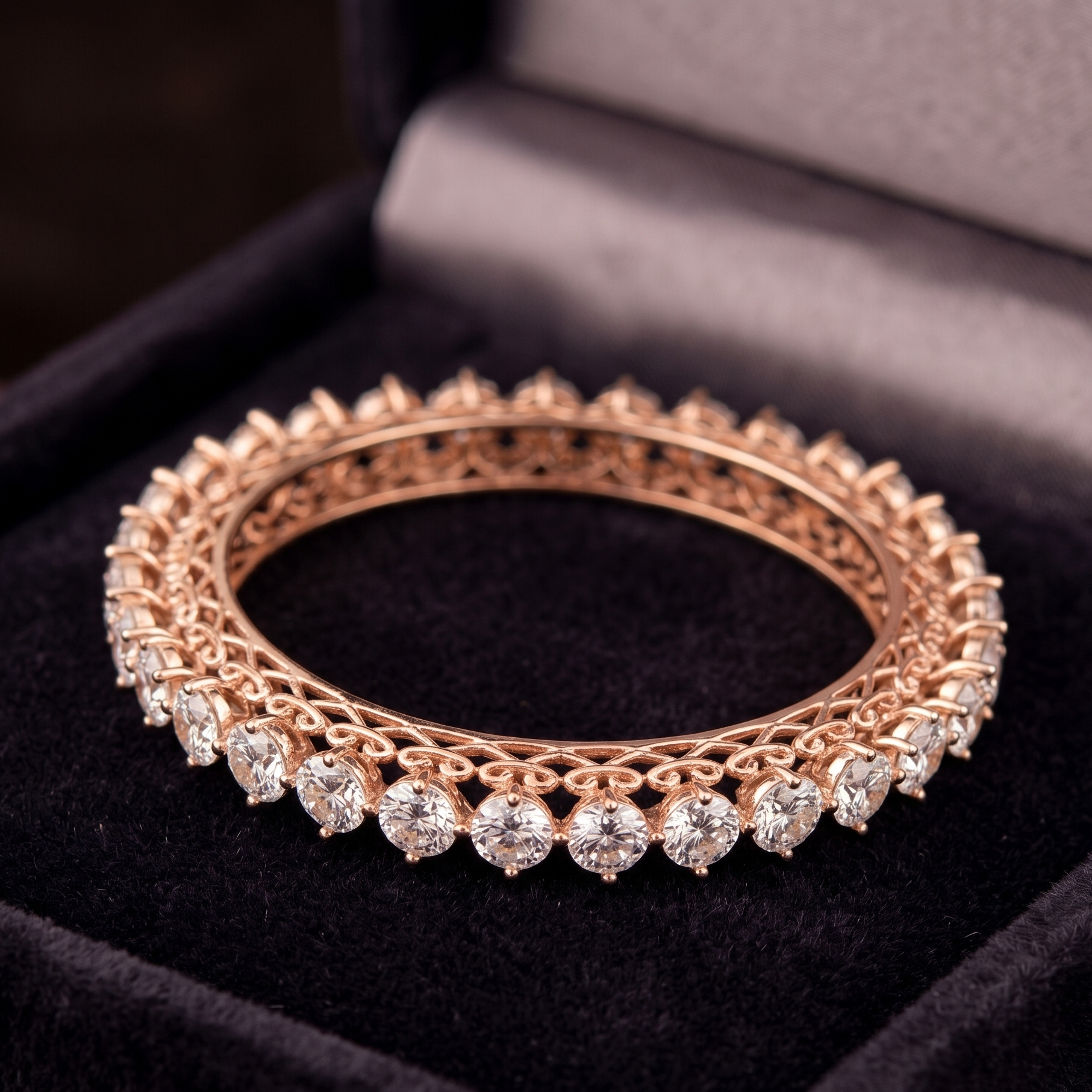 Diamond Spark Bangles