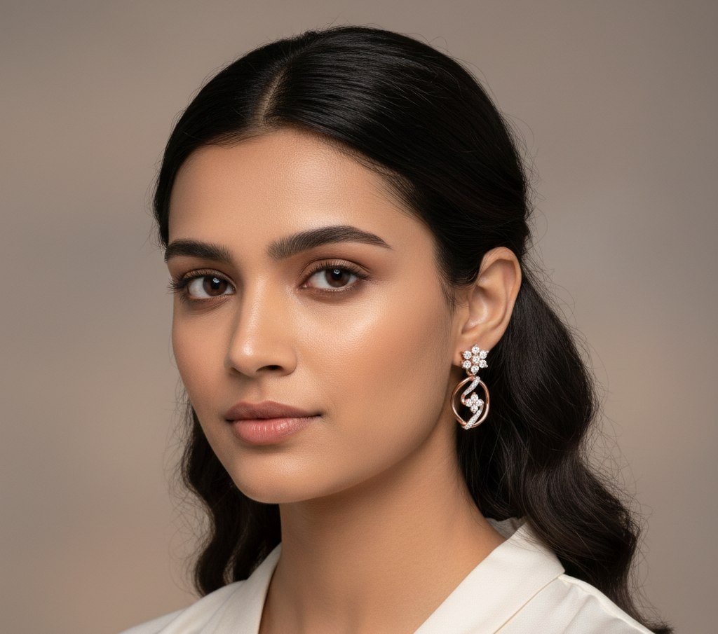 Althea Luxe Diamond Dangler Earrings