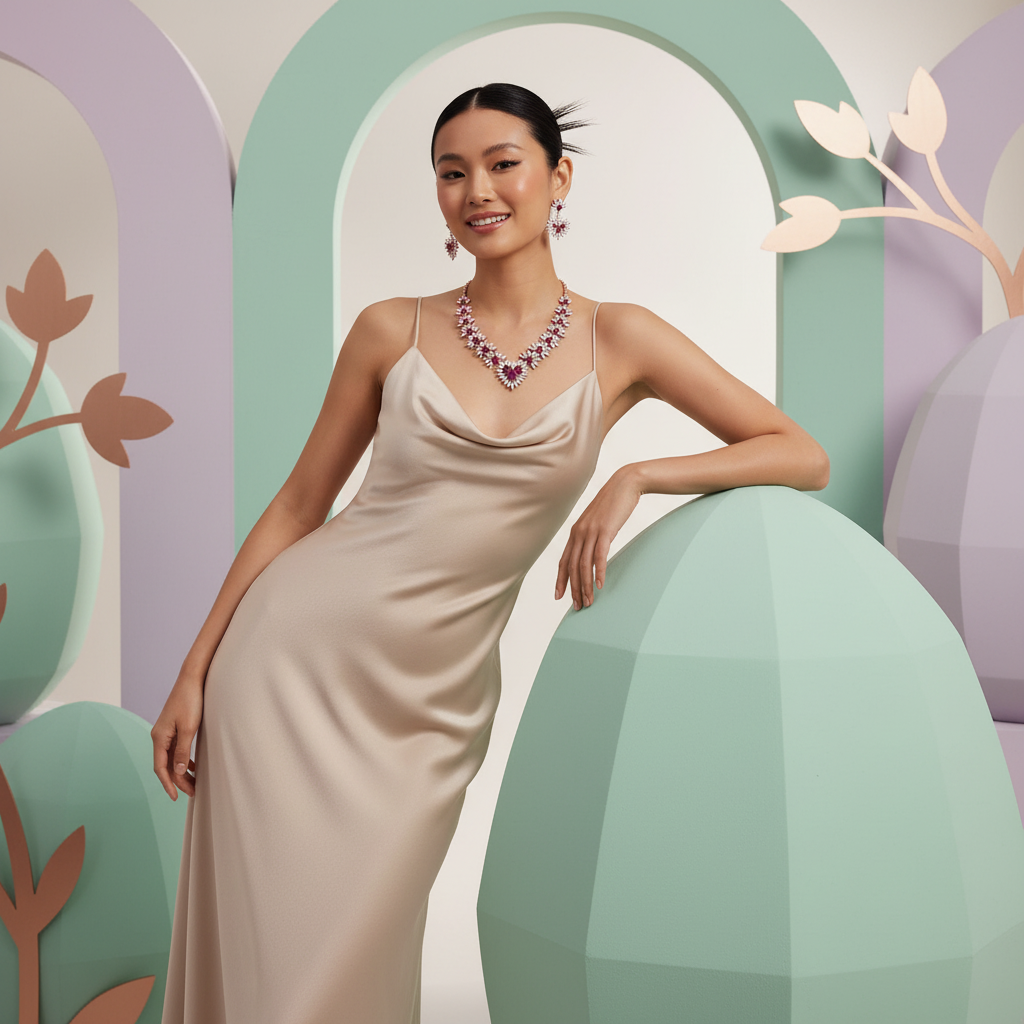 Timeless Diamond Glow Necklace Set - 4