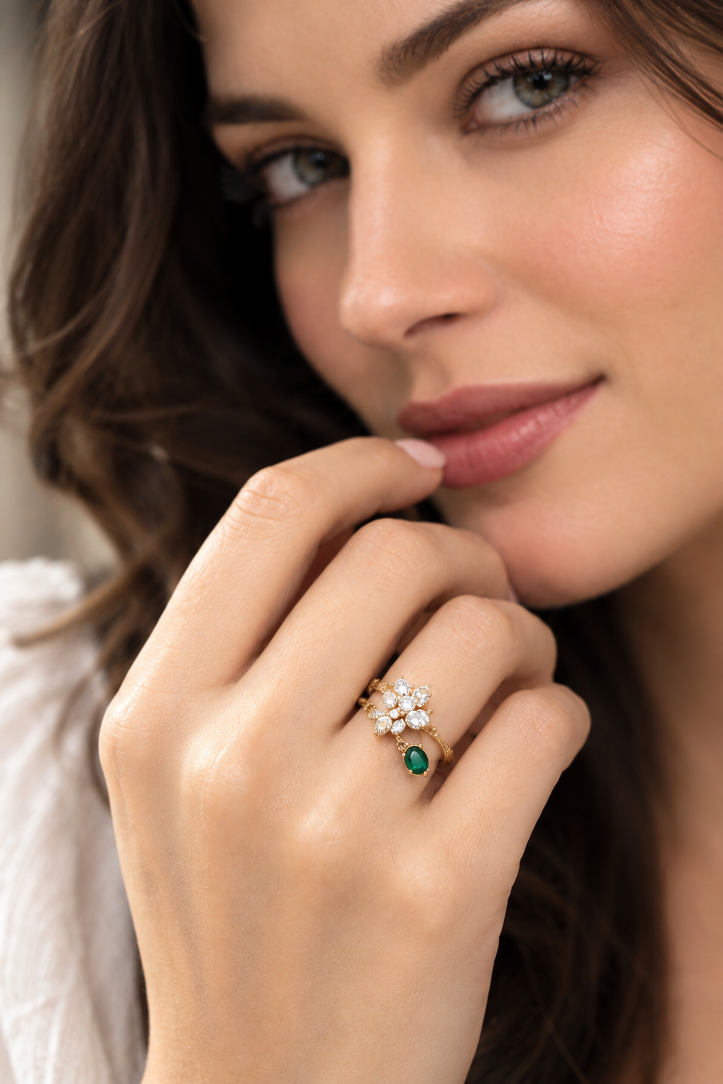 Gold ring collection
