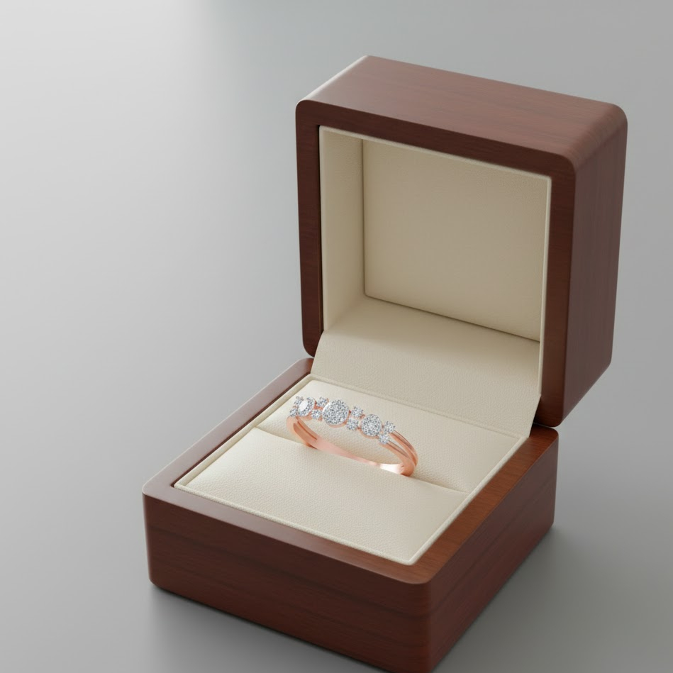 Luxe Spark Diamond Ladies Ring