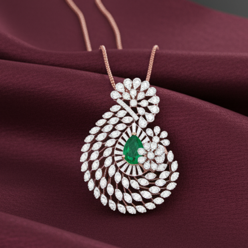 Sparkle Stone Diamond Pendant