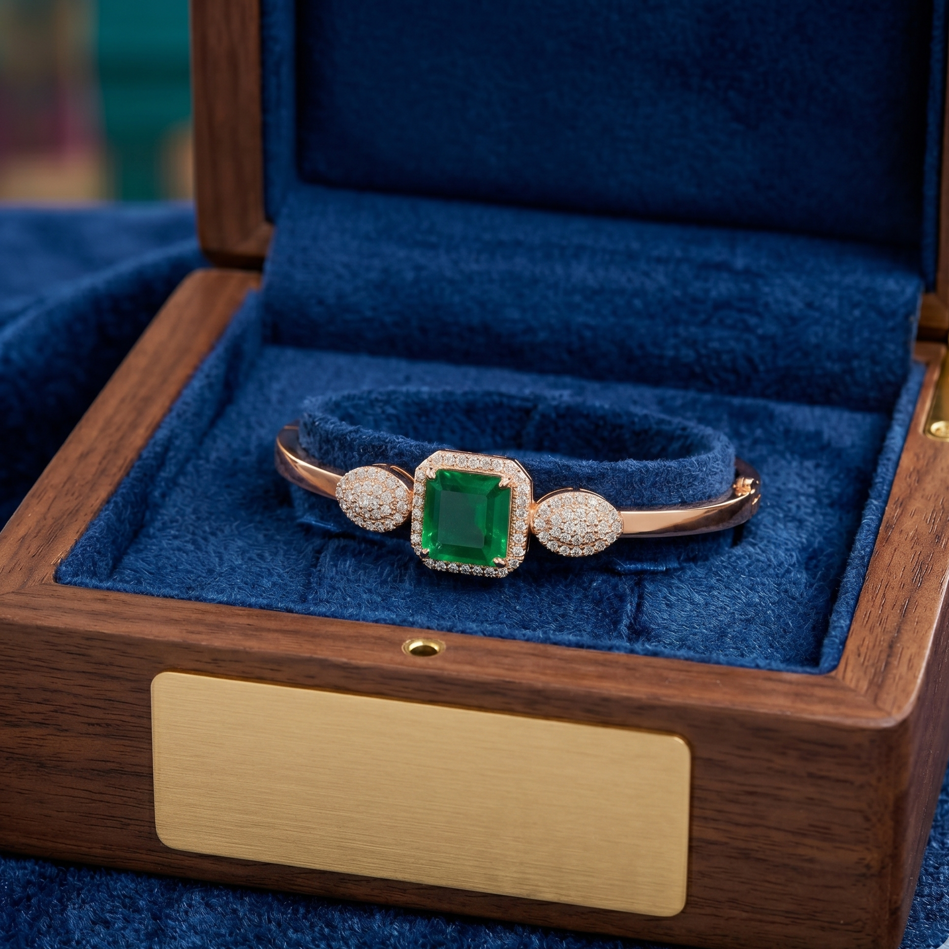 Diamond Figaro Bracelet - 3