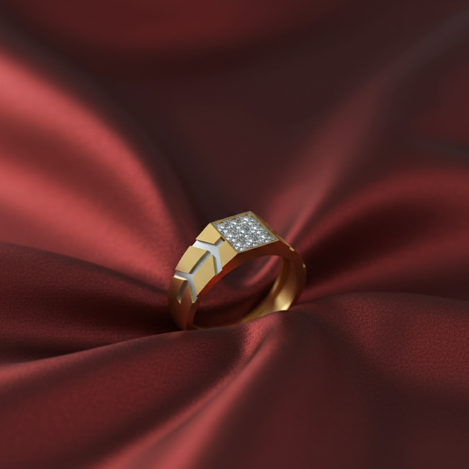 Noble Power Diamond Gents Ring