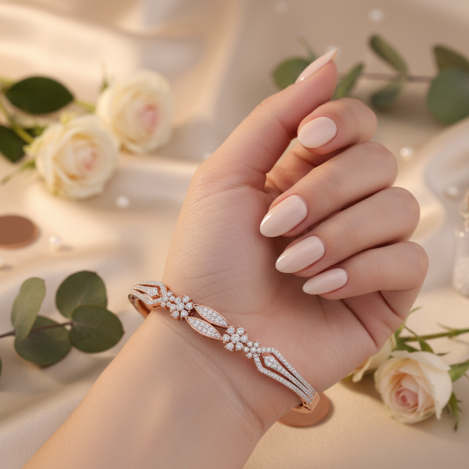 Vintage Style Elegant Diamond Bracelet