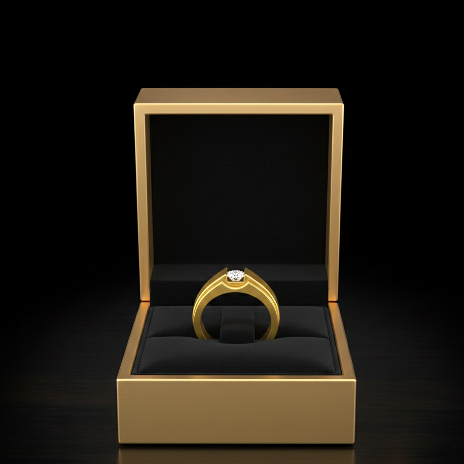 Regal Gentleman Diamond Ring - 3