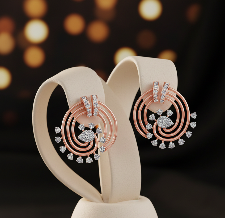 Desire Diamond Earrings - 4