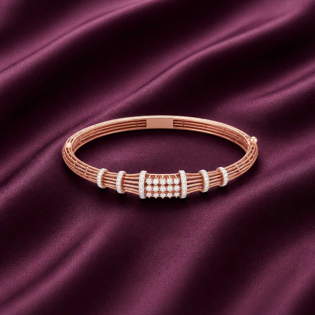 Diamond Elegant Loop Bracelet