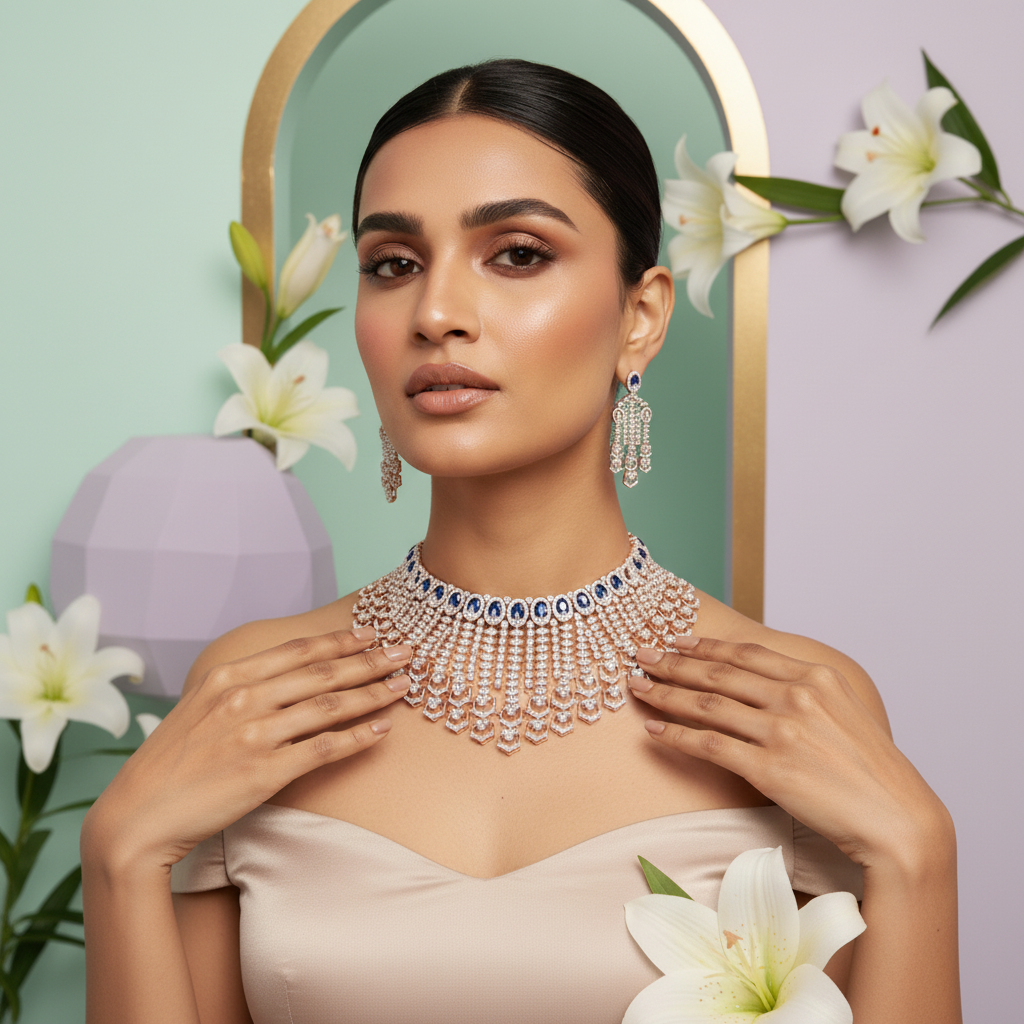 Statement Shine Wedding Diamond Set