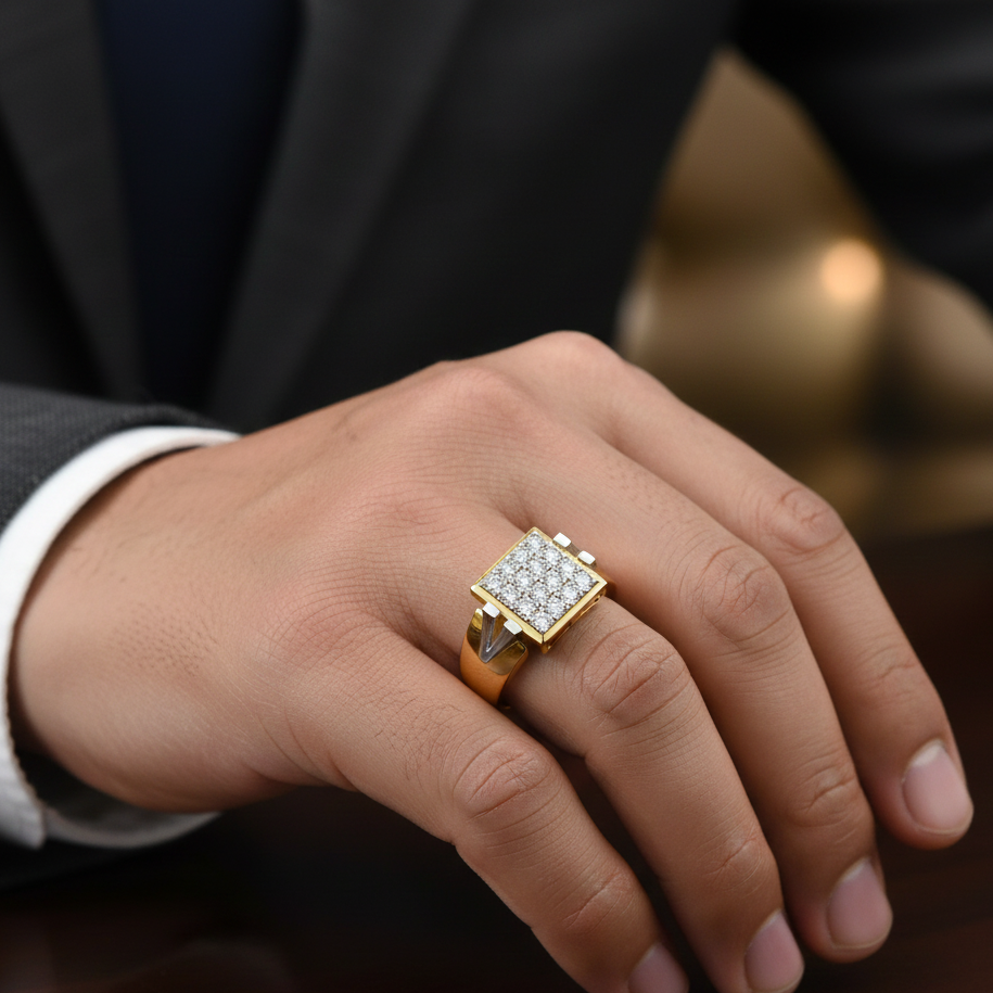 Heritage Command Diamond Gents Ring
