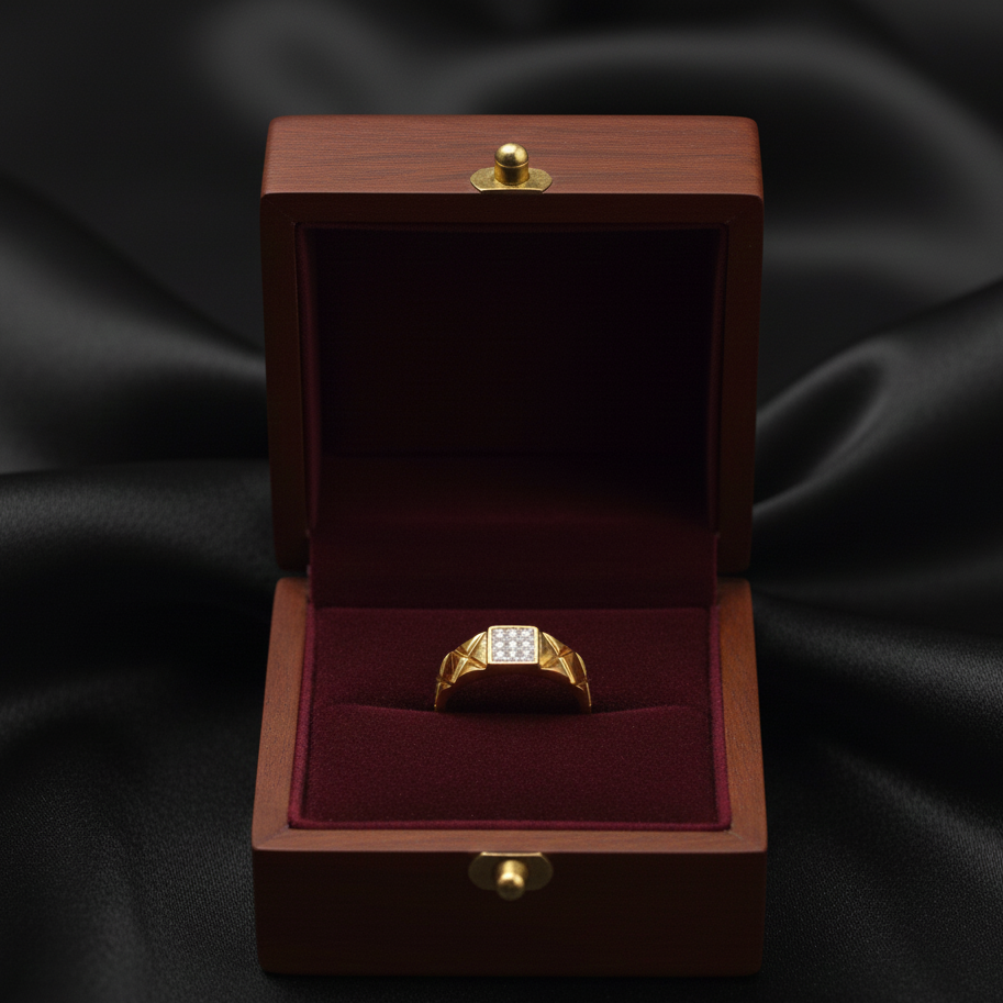 Elite Gentleman Diamond Ring - 4