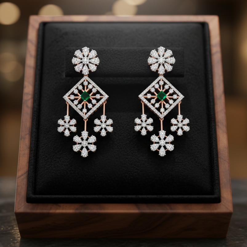 Supreme Radiance Diamond Danglers