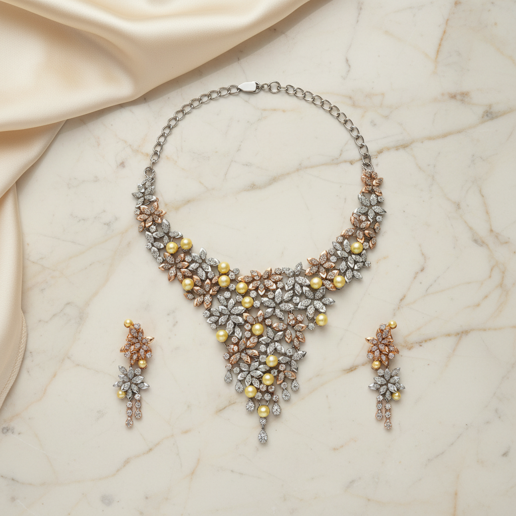 Bridal Charm Diamond Necklace Collection
