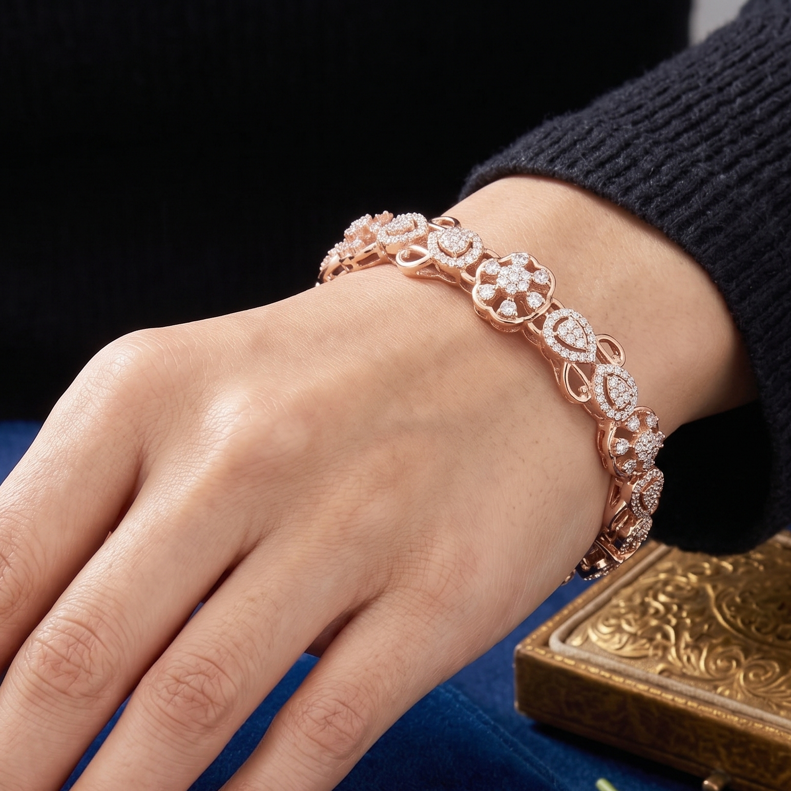 Chic Diamond Bangles