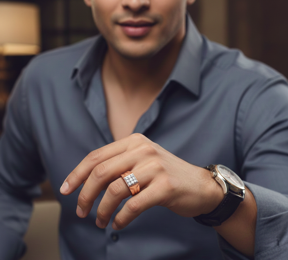 Elite Vanguard Diamond Gents Ring