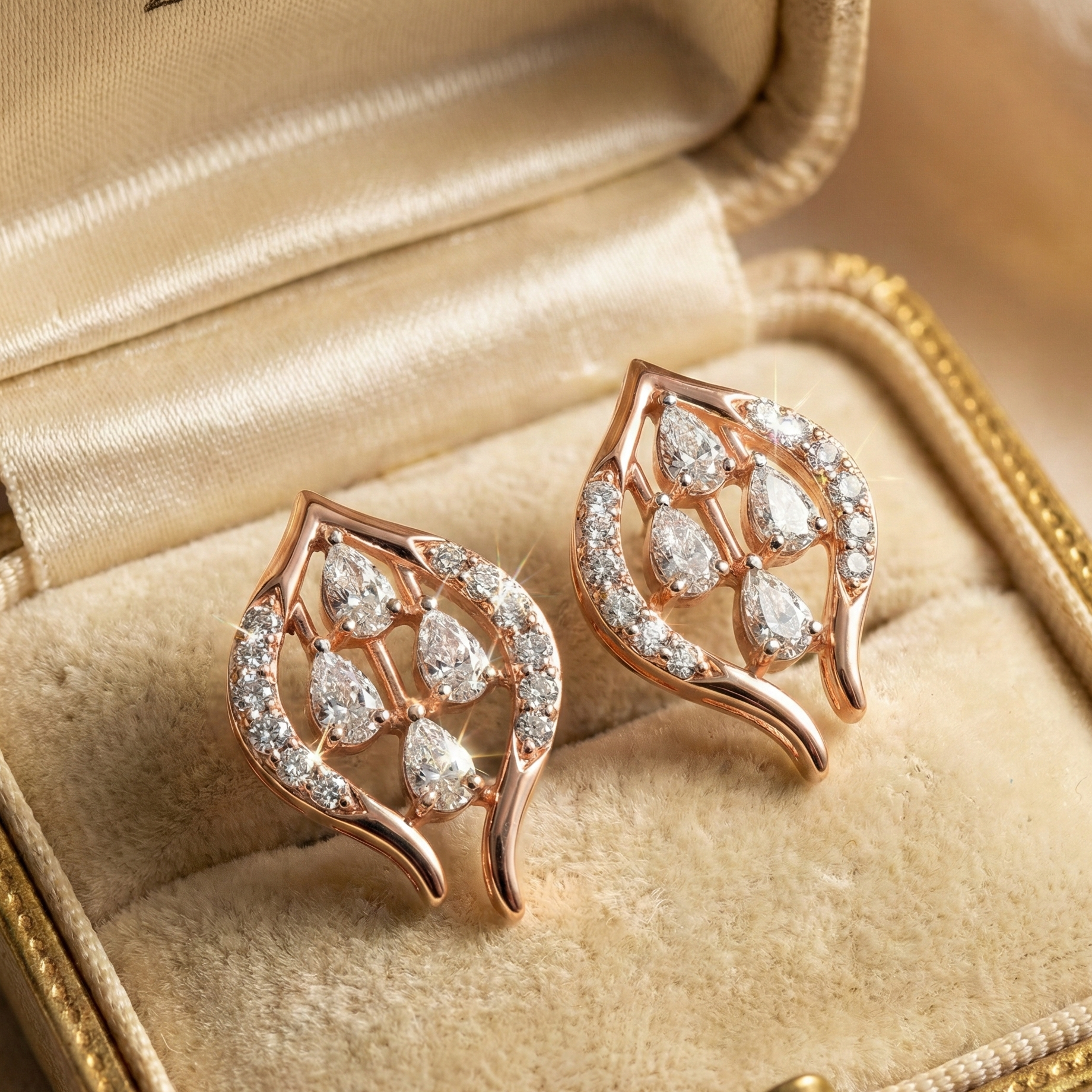 EverGlow Diamond Pendant Earrings