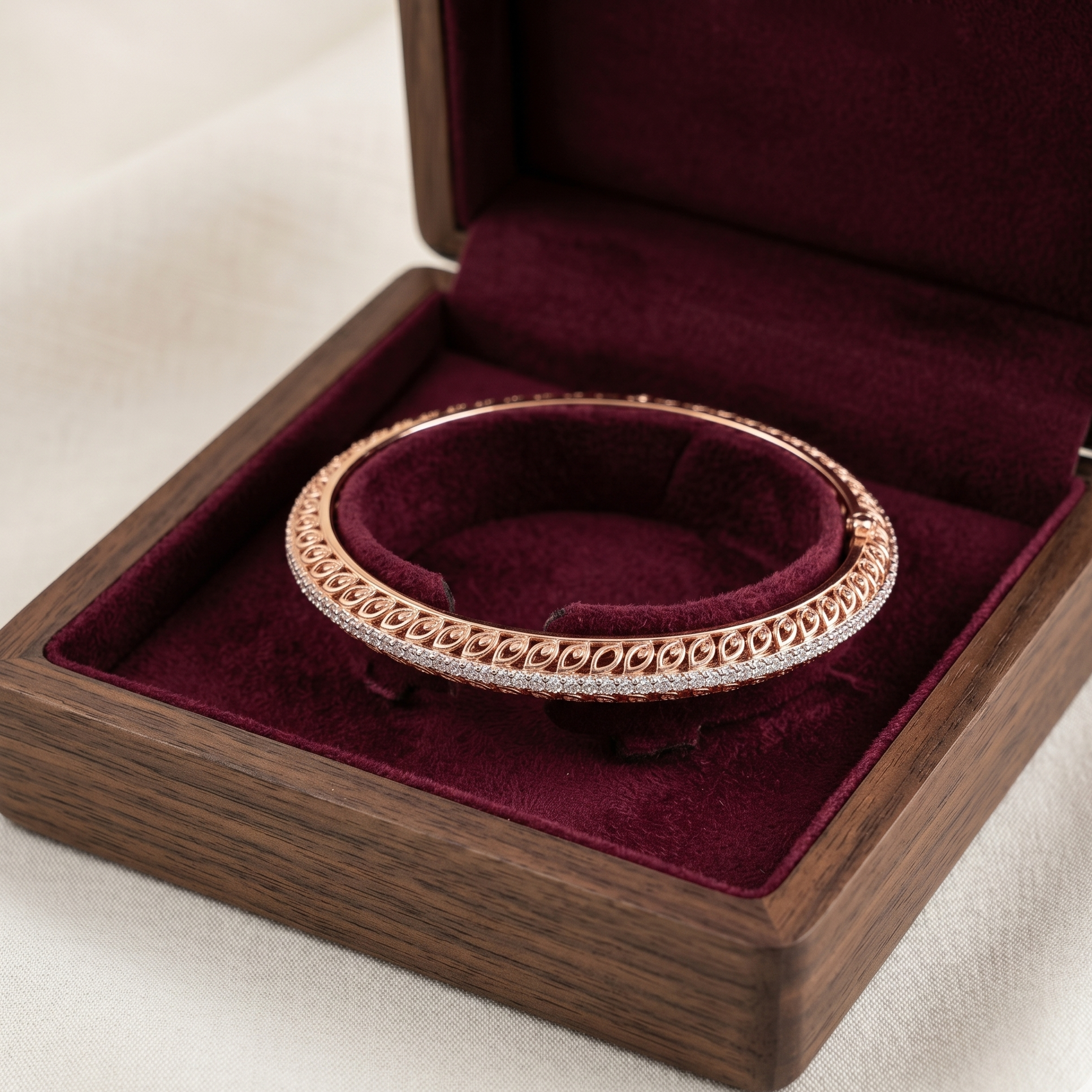 Contemporary Diamond Bangles - 3