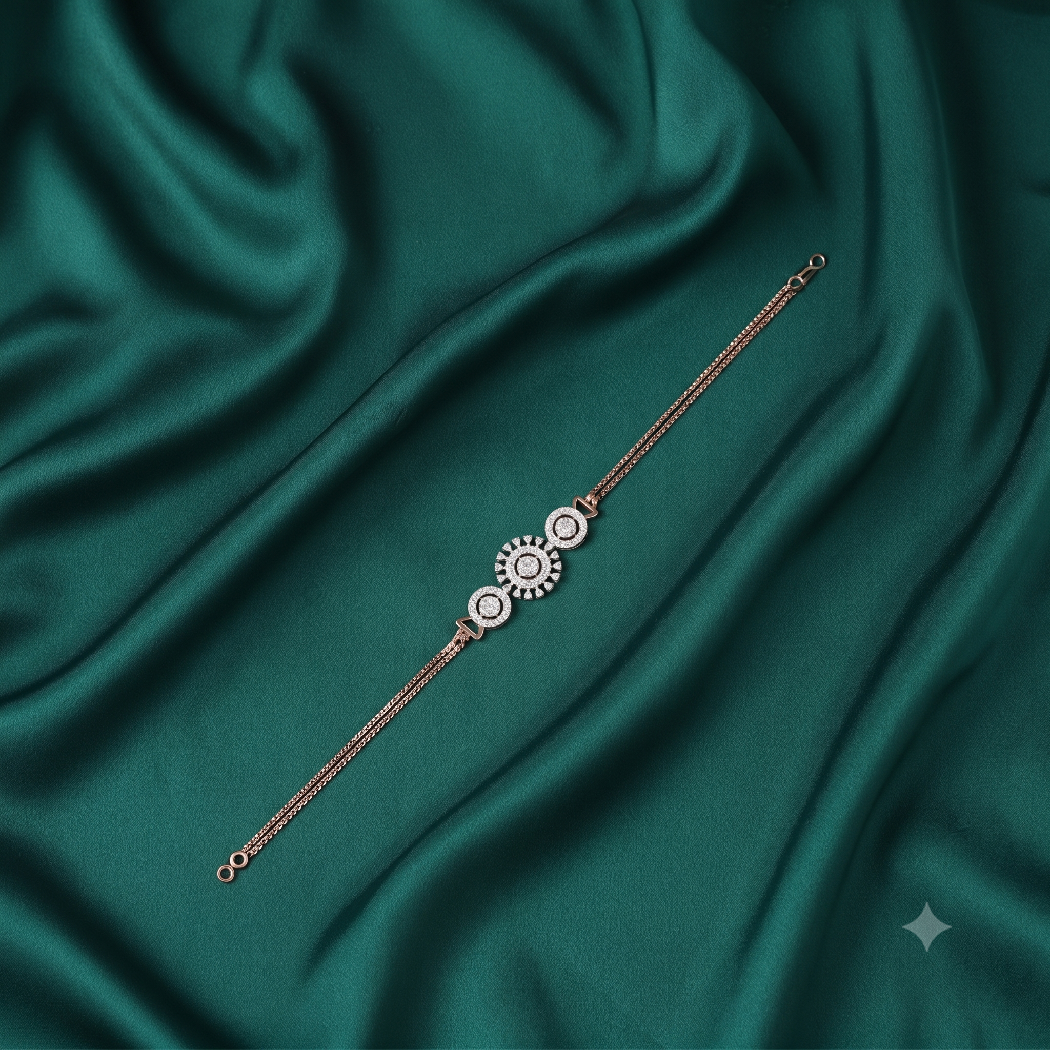 Gravity Shine Diamond Chain Bracelet