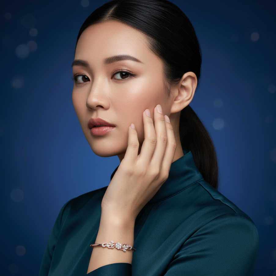 Wedding Wear Diamond Bracelet - 3