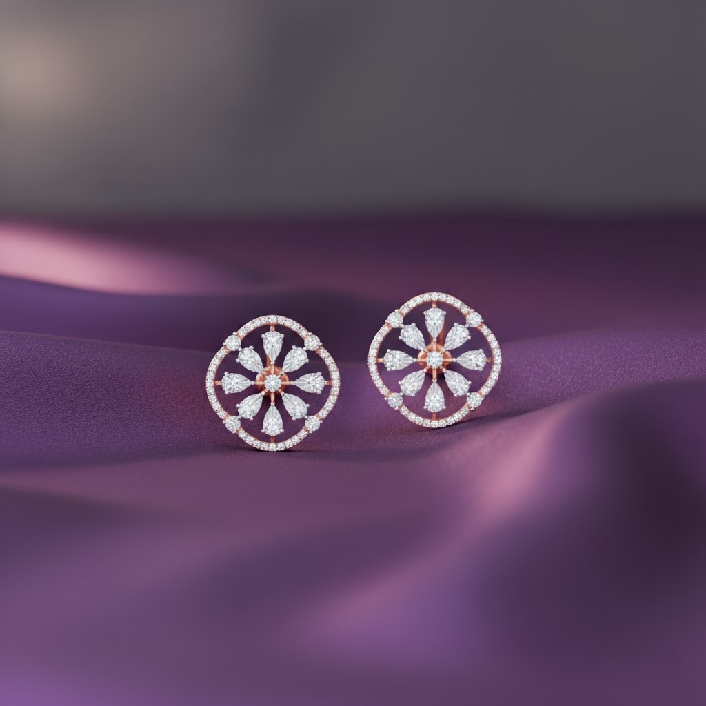 Supreme Glow Diamond Stud Earrings