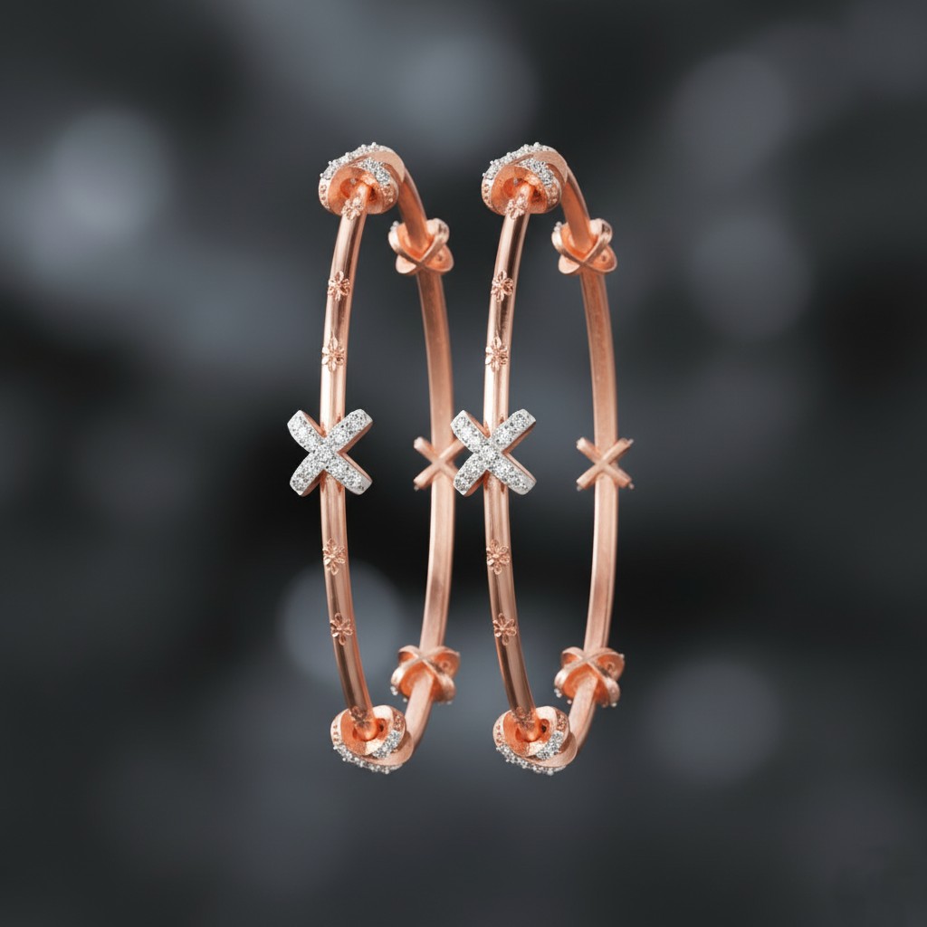 Crown Radiance Diamond Bangle