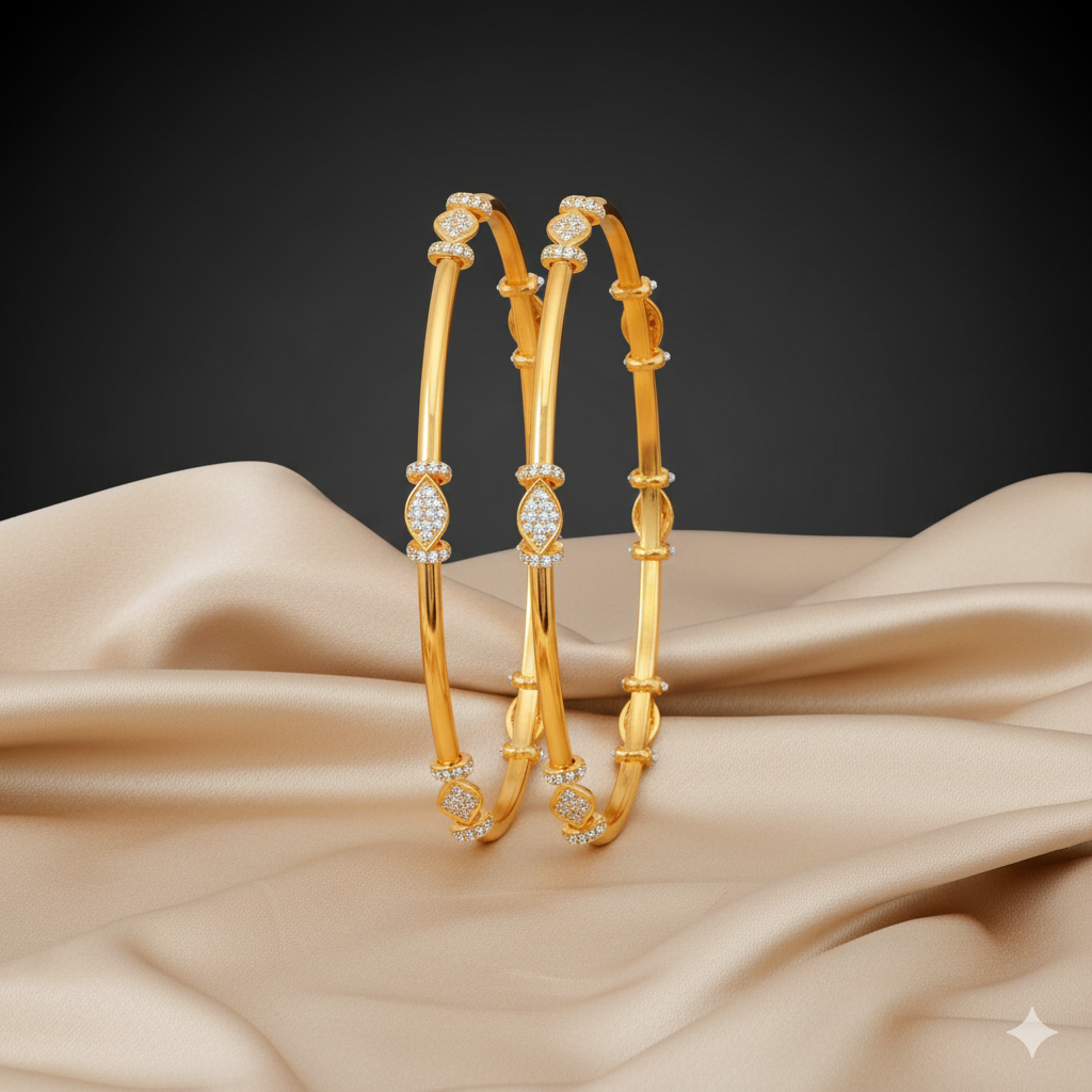 Majestic Halo Diamond Bangle