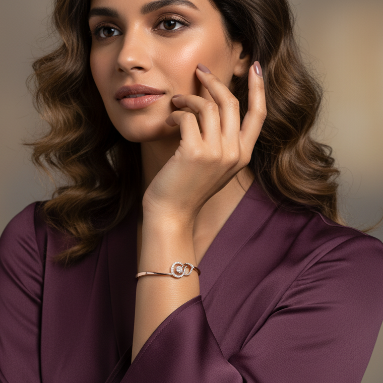 Shining Line Diamond Bracelet