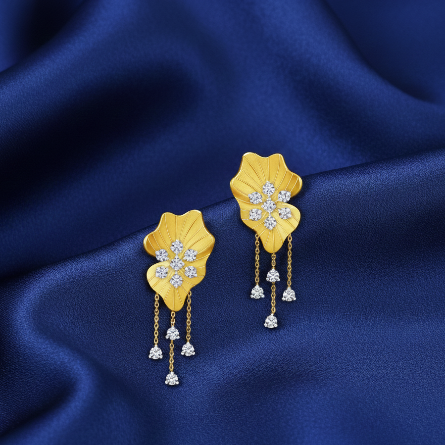 Ultra Shine Diamond Dangler Earrings