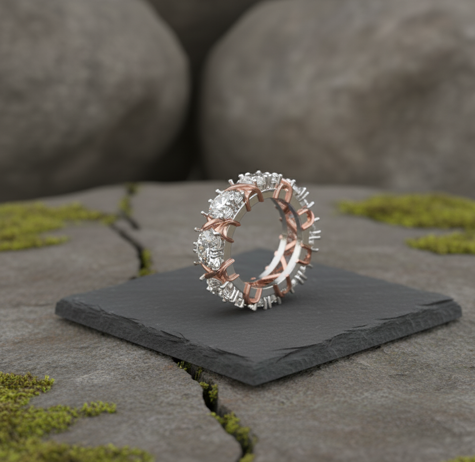 Opulence Authority Diamond Gents Ring