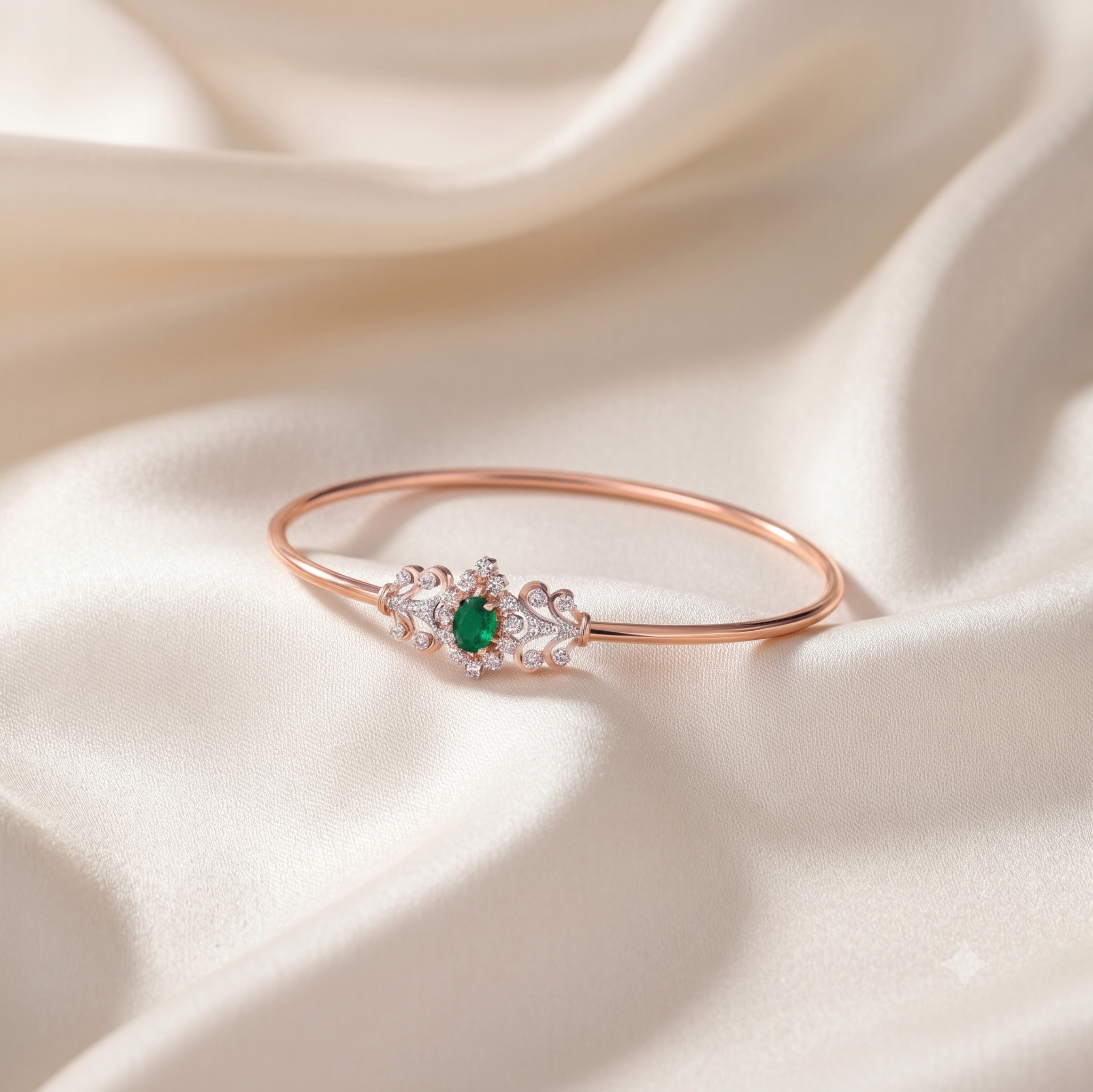Elegant Sparkline Diamond Bracelet