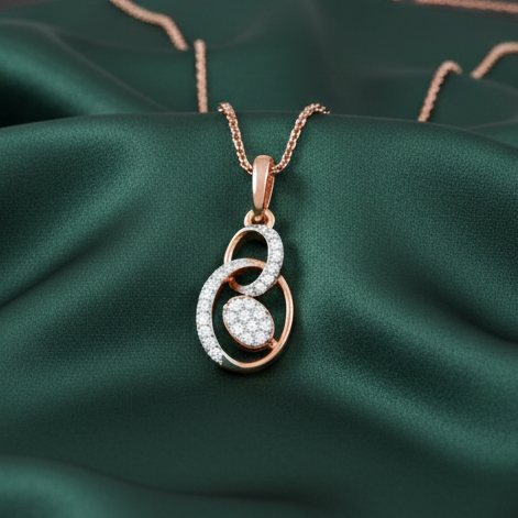 Handcrafted Elegant Diamond Pendant