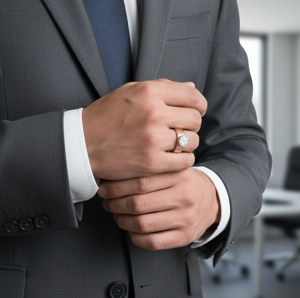 Timeless Diamond Ring for Men